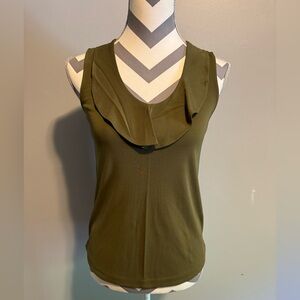 Ann Taylor Ruffle Tank Top